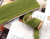 Natural Linen Piping Tape - In Olive Green - 3 yards - One pack / 81699