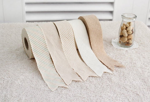 Mini-Stripe Cotton Jersey Knit 4 cm Bias - 5 Styles - 10 yards, By the Roll / 70791