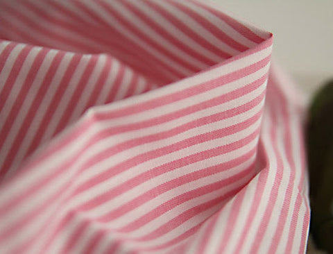 Dark Pink Stripe 2 mm Cotton Fabric per Yard 23711