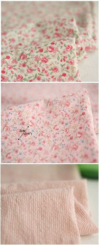 Cotton Fabric Romantic Pink Series 5 Styles per Yard /41450