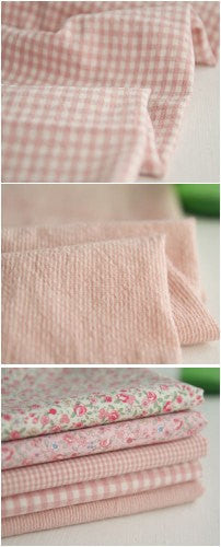 Cotton Fabric Romantic Pink Series 5 Styles per Yard /41450