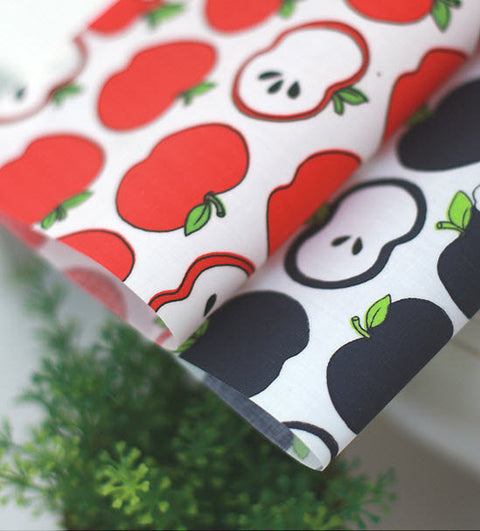 Waterproof Fabric Red Apple per Yard 30374