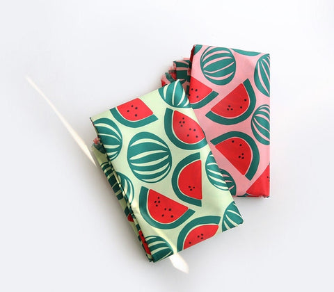Watermelons Waterproof Fabric - In Green or Pink - By the Yard / 53625