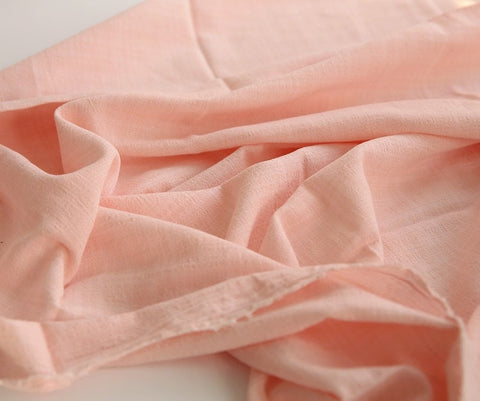 Wrinkled Cotton Gauze Fabric - In Four Colors - 56" Wide - By the Yard / 53624