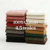 4.5 Wale Cotton Corduroy, Wide Wale Corduroy, Bio washing, Quality Korean Fabric, Corduroy 18 Solid Colors, Wide Width - By the Yard NR
