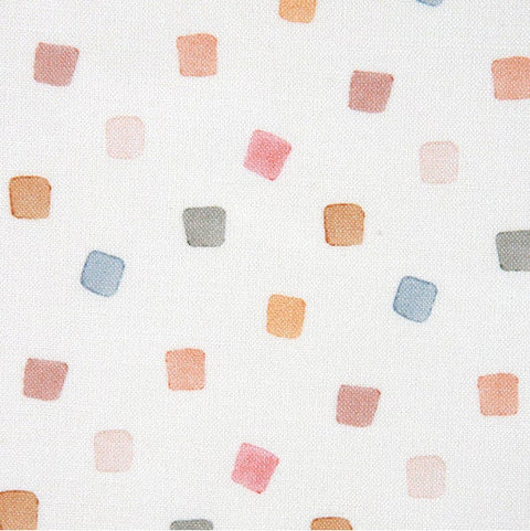 Organic Cotton Fabric, Square Pattern Fabric, Quality Korean Fabric - Fabric By the Yard 53357-1