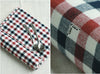 0.9 cm Plaid Yarn Dyed Cotton Red and Blue per Yard 8894 24566-1