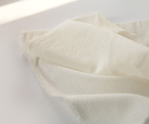 Wrinkled Cotton Gauze Fabric - In Four Colors - 56" Wide - By the Yard / 53624