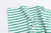 4 mm Striped Cotton Knit Fabric - In 11 Colors- 70 Inches Wide - By the Yard / 54244