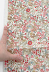 Matte Laminated Floral Cotton Fabric -Quality Korean Fabric By the Yard / 53220