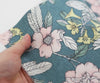 Laminated Floral Oxford Cotton Fabric -Quality Korean Fabric By the Yard / 53219