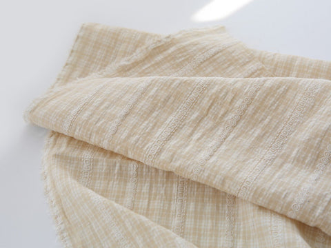 Checkered Prewashed Cotton Blend Fabric - in 8 Colors - By the Yard / 54414