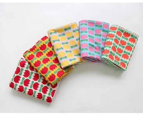 Berry Tulips Polyester Knit Fabric - In 5 Colors- 57 Inches Wide - By the Yard / 53948