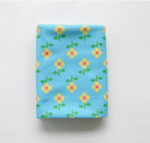 Berry Flower Polyester Knit Fabric - In 5 Colors- 57 Inches Wide - By the Yard / 53947