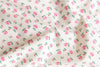 Moly Flower Cotton Fabric in White, Quality Korean Fabric - Fabric By the Yard / 54651