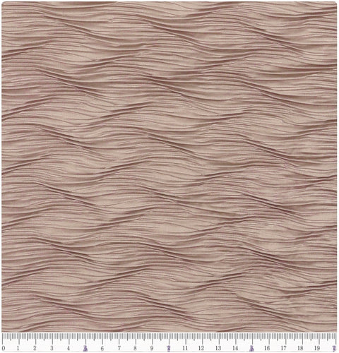 Ribbed Wave Pleated Polyester Wide Width Fabric - In Indi-pink - Quality Korean Fabric By the Yard / 53721GJ