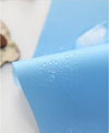 Waterproof Fabric Solid Color Sky Blue per Yard 24675