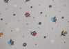 Mini Flower Matte Laminated Linen Waterproof Fabric (L517) - Wide Width - Quality Korean Fabric by the yard / 54442