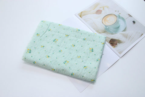 Spring Day Flower Cotton Rayon Fabric - In 3 Colors - Quality Korean Fabric By the Yard / 54767