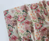 Vintage Floral Linen Cotton Blend Wide-Width Fabric - In 2 Types - Quality Korean Fabric By the Yard / 54932