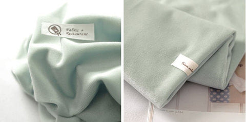 1 mm Smooth Cuddle Minky Fabric, Sky Mint, Quality Korean Fabric - By the Yard /59691