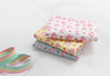 Pink Bears Cotton Fabric, Heart - White, Mint, Yellow - Animal Print Cotton Fabric, Quality Korean Fabric - Cotton Fabric By the Yard /56620
