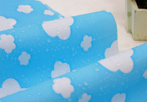 Waterproof Fabric Clouds on Blue By the Yard 30365