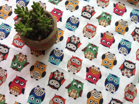 Owls Cotton Fabric - By the Yard - 41799 - 177