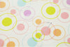Waterproof Fabric (59 x 36") Circles - Pink - By the Yard /53692