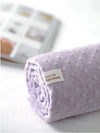 Minky Dimple Dot - Lilac - K Series - By the Yard 49290