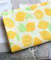 Cotton Blend Fresh Lemons - Pink, Blue or Yellow - By the Yard 36684 / 51665