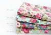 Laminated Cotton Fabric Lady Garden - Pink, Blue, Green or Blue Grey - By the Yard /53262