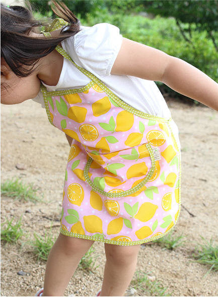 Waterproof Fabric Lemons on Pink By the Yard 39424