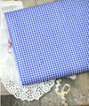 Waterproof Fabric Small Plaid - Blue - By the Yard 39419