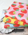 Waterproof Fabric Strawberry - Blue - By the Yard 39429