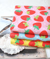 Waterproof Fabric Strawberry - Blue - By the Yard 39429