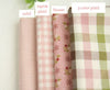 Cotton Fabric Indi Pink-holic Series - Solid, Indi Pink Plaid, Flower, 3-Color Plaid - By the Yard 24196 42449-1