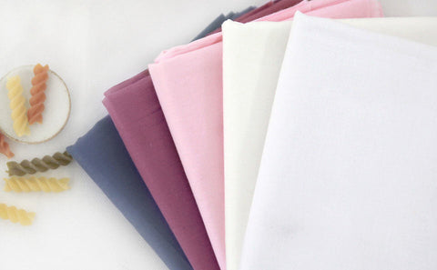 Semi-sheer Cotton Lightweight and Thin - White - By the Yard 45708 81021