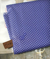 Laminated Cotton Blend 2mm Tiny Dot Series in Blue 46214