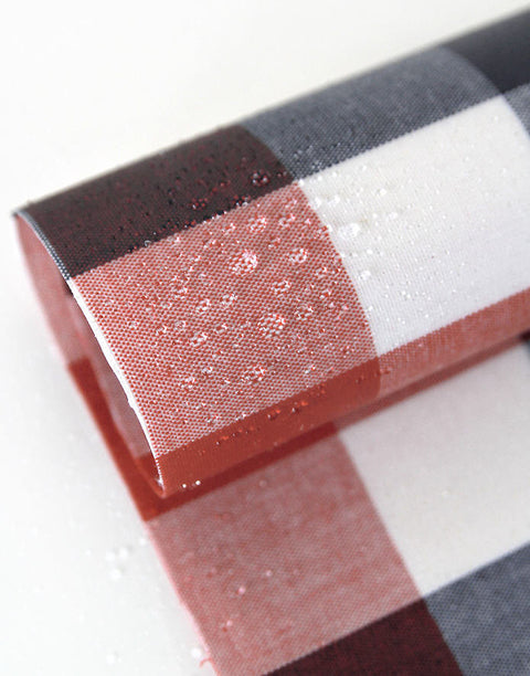 Laminated Cotton Fabric Plaid - By the Yard 43874