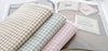 Cotton Double Gauze Soft Plaid - Pink, Beige or Gray - By the Yard (47 x 36") 40184 54464-1