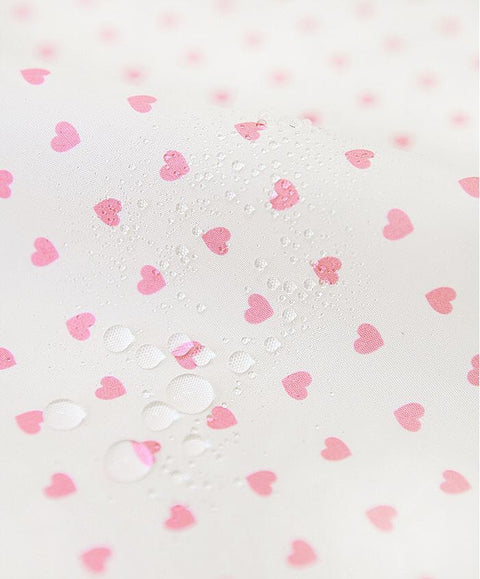 Waterproof Fabric Hearts - Pink, Sky or Navy - By the Yard /59802