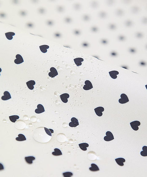 Waterproof Fabric Hearts - Pink, Sky or Navy - By the Yard /59802