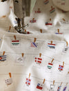 Cotton Fabric World Flags - By the Yard 49714