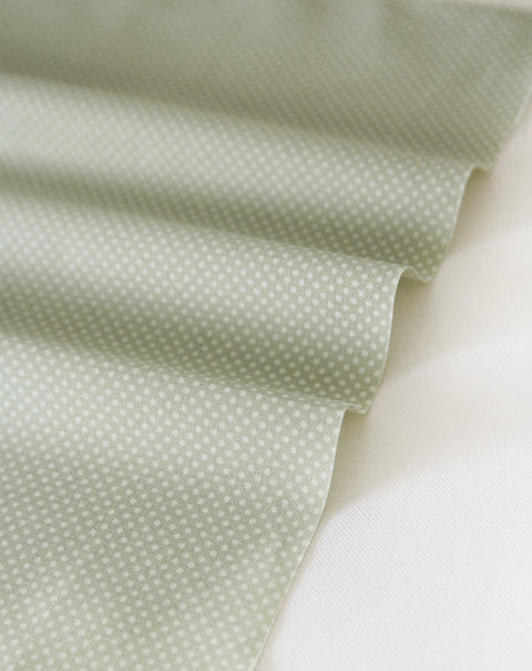 2 mm Polka Dots Cotton Fabric - Olive - By the Yard 52197