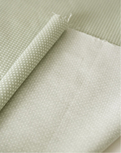 2 mm Polka Dots Cotton Fabric - Olive - By the Yard 52197