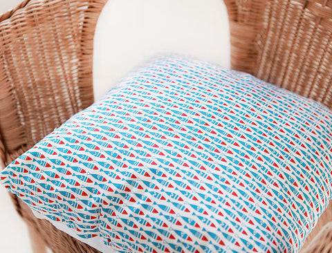 Mini Herring Cotton Fabric - Blue - By the Yard 52322