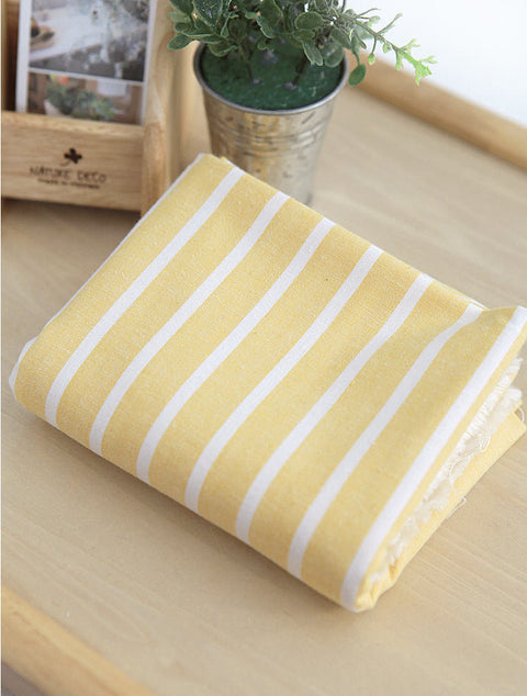 Yarn Dyed Stripe Cotton Fabric - By the Yard 48612