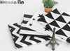 Black and White Cotton Fabric - Chevron, Stripe, Star or Triangle - Geometric By the Yard /55067