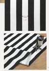 Black and White Cotton Fabric - Chevron, Stripe, Star or Triangle - Geometric By the Yard /55067